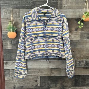 Forever 21 Aztec 1/4 zip
